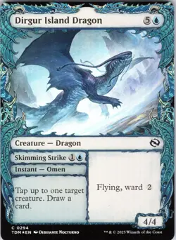 Dirgur Island Dragon (Showcase) C Tarkir: Dragonstorm # 294 NM Foil - Image 1