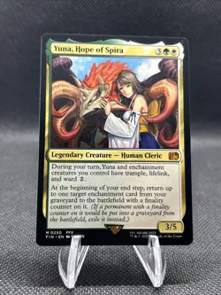 Yuna, Hope of Spira #250 (NM) Final Fantasy FIN Magic MTG - Image 1