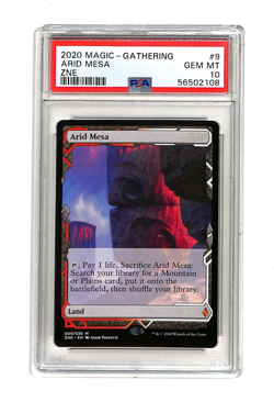 2020 Magic The Gathering Arid Mesa Zne #9 PSA 10 Urza's Saga - Image 1