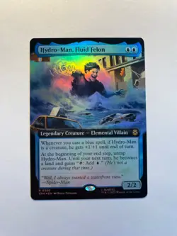 Hydro-Man, Fluid Felon (Extended Art) Marvel's Spider-Man Foil NM MTG🔥HOT🔥 - Image 2