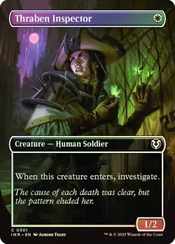 Thraben Inspector Foil Borderless Innistrad Remastered NM MTG - Image 1