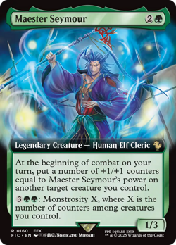 Maester Seymour EXTENDED ART #160 | NM FOIL | Final Fantasy FIC | MTG - Image 1