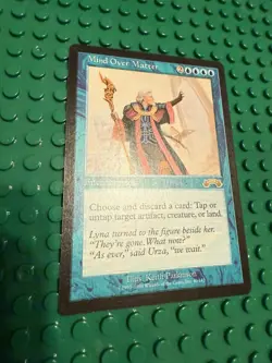 1 MTG Magic the Gathering Mind Over Matter (40/143) Exodus Rare Blue Enchantment - Image 1