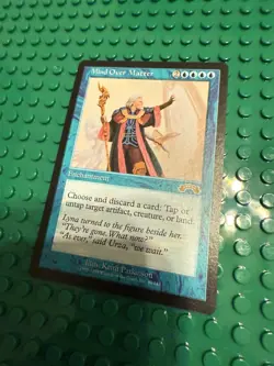 1 MTG Magic the Gathering Mind Over Matter (40/143) Exodus Rare Blue Enchantment - Image 2