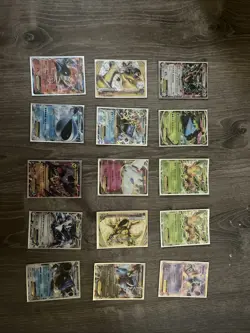 15 Pokemon Ex Mega Ex Break Cards Rare Good Condition - Image 1