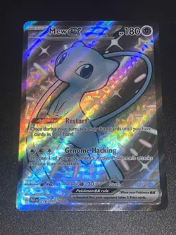 Pokemon TCG Mew EX 216/091 Paldean Fates Shiny Near Mint NM Ultra Rare - Image 1