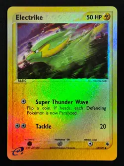 2003 Electrike EX Ruby & Sapphire E Series 53/109 Reverse Holo Pokemon TCG - LP+ - Image 1