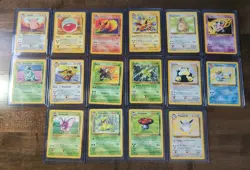 Pokemon TCG Jungle Unlimited Complete Set 64/64 LP-MP - Image 3