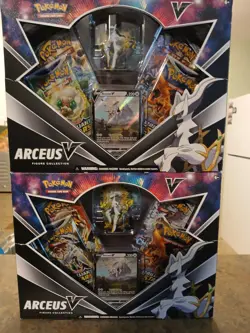 2x Pokemon TCG Arceus V Figure Collection Box Brand New Sealed - Image 1