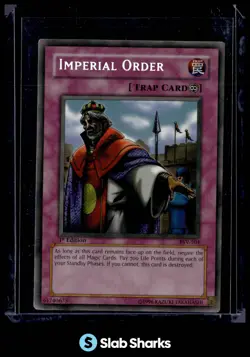 2002 YU-GI-OH! PHARAOH'S SERVANT 1ST EDITION #PSV-104 IMPERIAL ORDER - Image 1