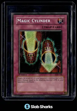2003 YU-GI-OH! LABYRINTH OF NIGHTMARE 1ST EDITION #LON-104 MAGIC CYLINDER - Image 1