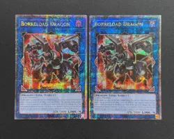 2024 YUGIOH MP24 QCR SECRET RARE BORRELOAD DRAGON X2 NM - Image 1