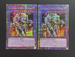 2024 YUGIOH MP24 QCR SECRET RARE GILTI GEARFRIED MAGICAL STEEL KNIGHT X2 NM SET - Image 1