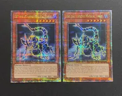2024 YUGIOH MP24 QCR SECRET RARE IDO THE SUPREME MAGICAL FORCE X2 NM - Image 1