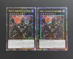 2024 YUGIOH MP24 QCR SECRET RARE NUMBER 15 GIMMICK PUPPET GRINDER X2 NM SET - Image 1
