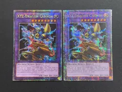 2024 YUGIOH MP24 QCR SECRET RARE XYZ DRAGON CANNON X2 NM - Image 1