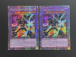 2024 YUGIOH MP24 QCR SECRET RARE XYZ CHAOS ANCIENT GEAR GIANT X2 NM - Image 1