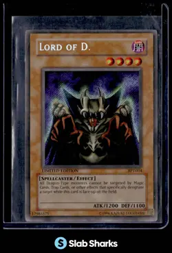 2002 YU-GI-OH! BOOSTER PACK TINS #BPT-004 LORD OF D. LIMITED EDITION - Image 1