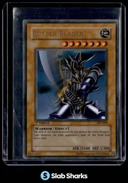 2002 YU-GI-OH! PHARAOH'S SERVANT 1ST EDITION #PSV-050 BUSTER BLADER - Image 1