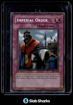 2002 YU-GI-OH! PHARAOH'S SERVANT 1ST EDITION #PSV-104 IMPERIAL ORDER - Image 1