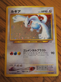 Pokemon 2000 Japanese Neo Genesis Lugia rare foil card, PSA 9 - Image 4