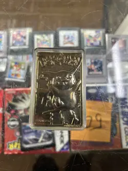 1999 Pokemon Burger King 23K Gold Plated Pokemon Card - Pikachu - Image 1
