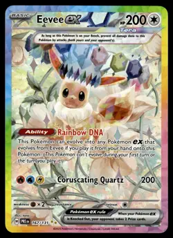Eevee ex SIR NM 167/131 SV: Prismatic Evolutions Pokemon Card - Image 1