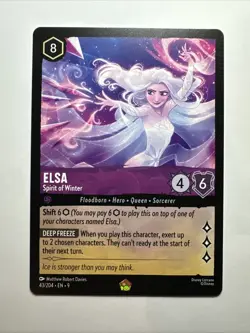Elsa - Spirit of Winter 43/204 Fabled Regular 2025 Disney Lorcana Card NM - Image 1