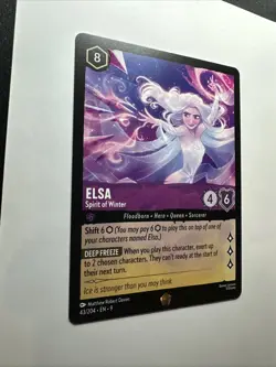 Elsa - Spirit of Winter 43/204 Fabled Regular 2025 Disney Lorcana Card NM - Image 3