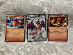 Pokemon TCG Charizard EX Full Art, Promo Cards Card Sleeves, Hard Case Stand Set - Image 3