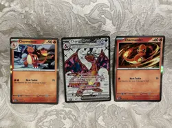 Pokemon TCG Charizard EX Full Art, Promo Cards Card Sleeves, Hard Case Stand Set - Image 5