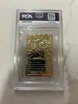 1999 Burger King Pokemon Gold Cards Jigglypuff Near Mint-Mint PSA 8 - Image 2