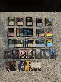 MtG Final Fantasy Bundle 246 Card Lot- Foil Rares Showcase Extended Borderless - Image 1