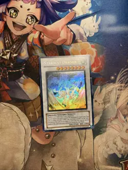 Stardust Dragon - TDGS-EN040 Ghost Rare *Damaged* Yugioh Card - Image 1