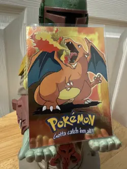 Charizard Foil E6 Topps Pokemon Card - Image 1
