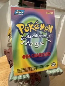 Charizard Foil E6 Topps Pokemon Card - Image 2