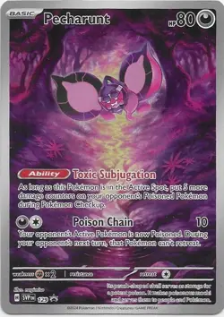 Pecharunt 129 Sv: Scarlet & Violet Promo Cards Holo NM - Image 1