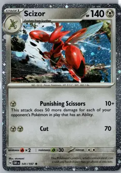 Scizor - (Cosmos Holo) Promo Miscellaneous Cards & Products 141/197 NM - Image 1