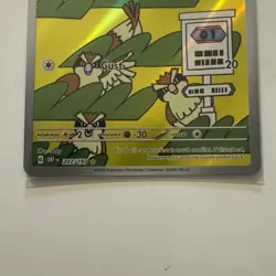 Pokemon TCG Pidgey 207/197 SV03: Obsidian Flames Full Art Card Nintendo nm - Image 2