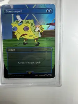 2025 MTG Secret Lair SpongeBob Counterspell #1933 Foil Trading Card Game TCG - Image 4