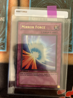 Mirror Force MRD-138 1st Edition Yugioh Card English Ultra Rare Vintage NA - PL - Image 1