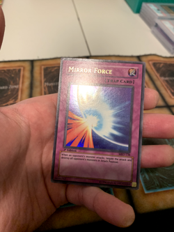 Mirror Force MRD-138 1st Edition Yugioh Card English Ultra Rare Vintage NA - PL - Image 3