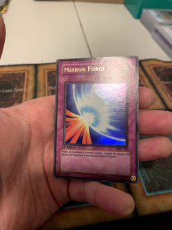 Mirror Force MRD-138 1st Edition Yugioh Card English Ultra Rare Vintage NA - PL - Image 4
