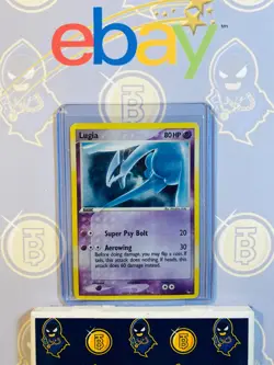 Lugia 2/17 MP Played Pop Series 5 2007 Pokemon Card Holo Rare Holofoil - Image 1