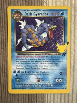 Dark Gyarados 8/82 Celebrations Classic Holo Rare Pokemon Card NM - Image 1