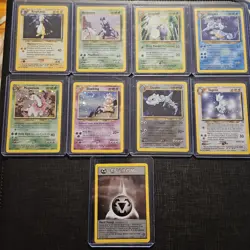 2000 Pokemon NEO GENESIS Set NEAR COMPLETE Unlimited Edition HOLO Cards NM/LP - Image 1