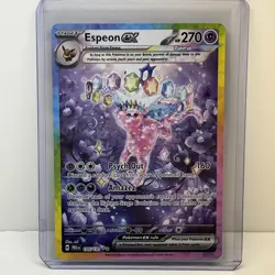 Espeon EX 155/131 Prismatic Evolutions Holo Card English SIR Pokemon Pack Fresh - Image 3