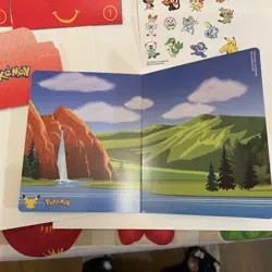 Pokemon McDonalds 25th Anniversary Pack Stickers + Deck Box Opened Pack NO CARDS - Image 5