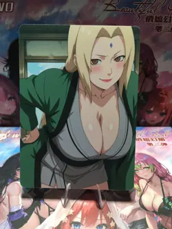Tsunade Naruto Shippuden Waifu Card Goddess Story CCG Anime Waifu Double Sided - Image 2