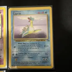 WOTC Vintage Pokemon Card Holo Lot Of 4 Slowking Laura’s Poliwrath Dark Weezing - Image 3